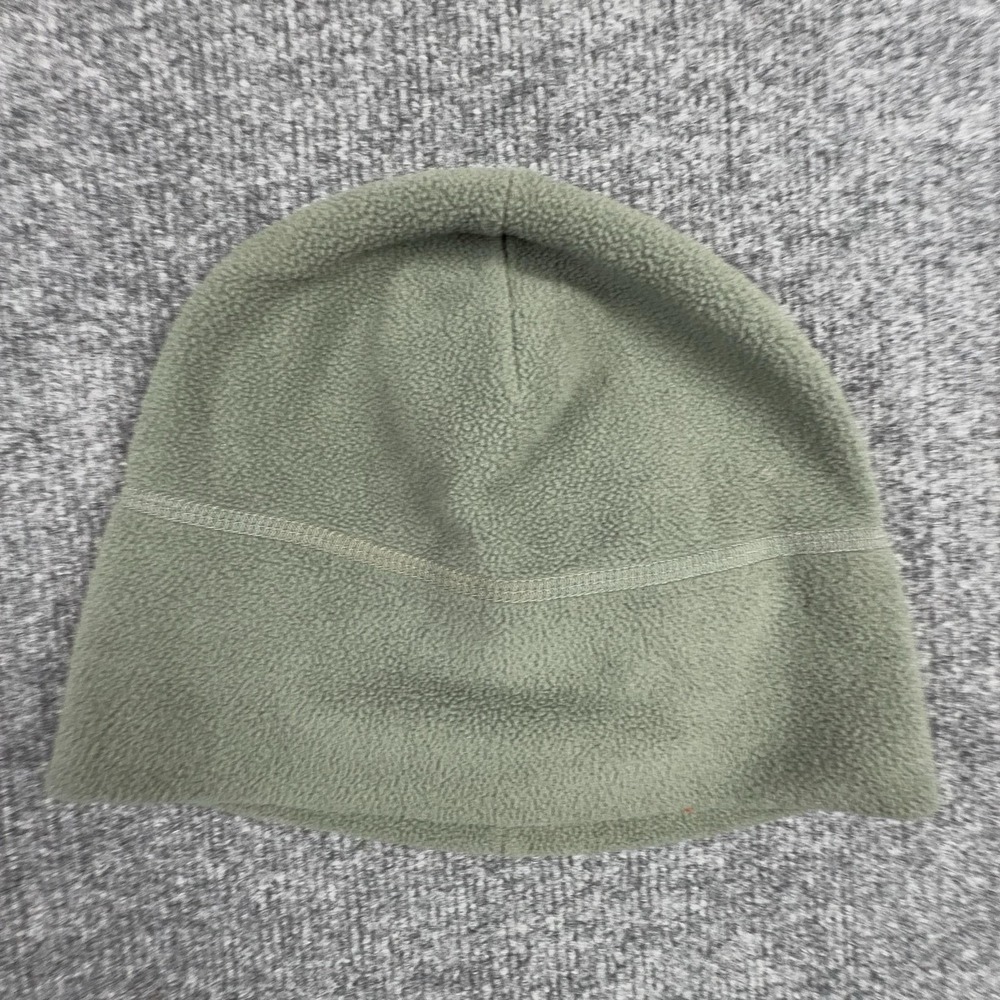 Polartec Hat Beanie One Size Green Fleece Microfleece Thermal Mens Army